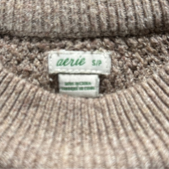 Aerie women’s Brown Sweater size p/s - Picture 3 of 3